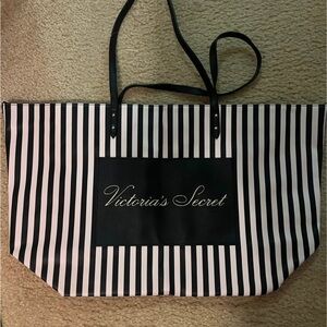 Victoria's Secret Monochrome Striped Tote